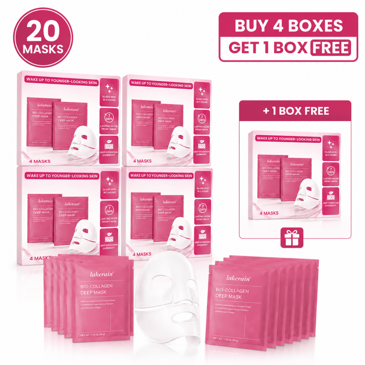 Collagen Glow Up Mask 2.0 - Cluve London